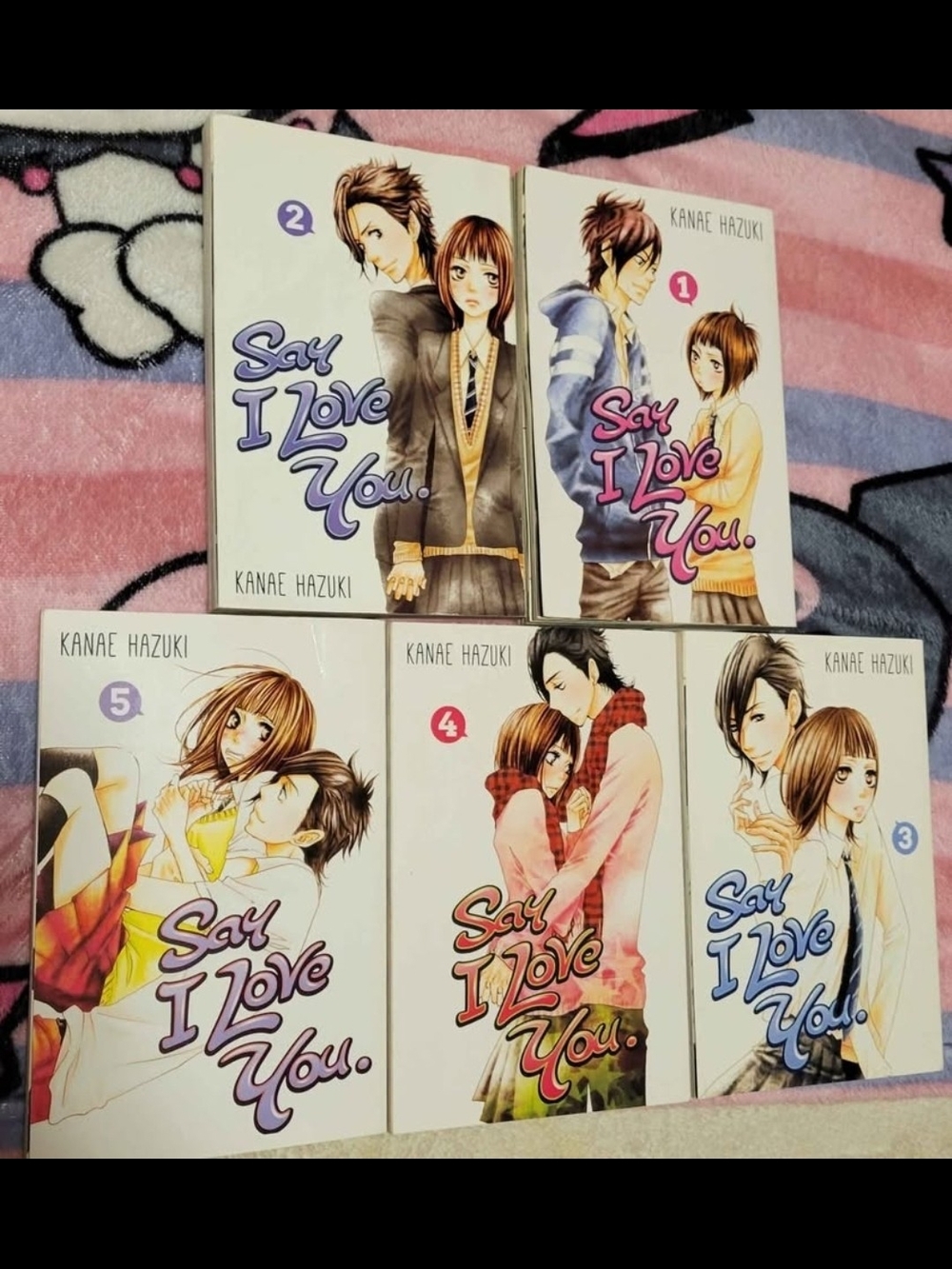 Say I Love You. Manga Volumes 1-5 - Kanae Hazuki - White/Pastel Covers